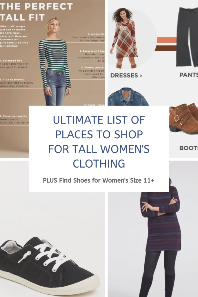 clothing sites for tall women