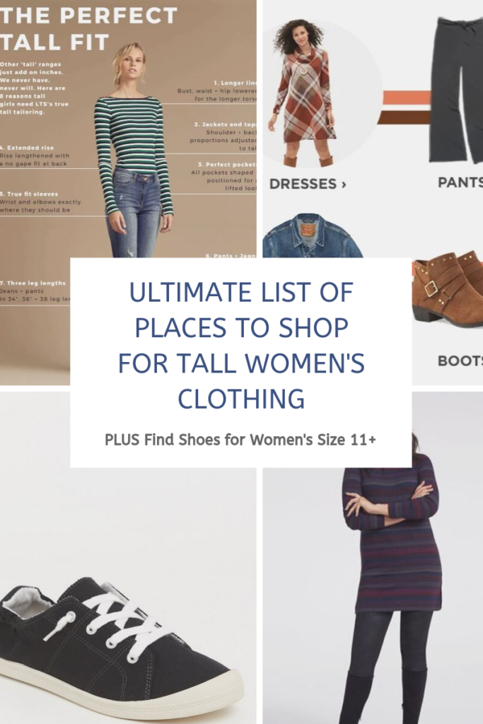 tall women's clothing stores