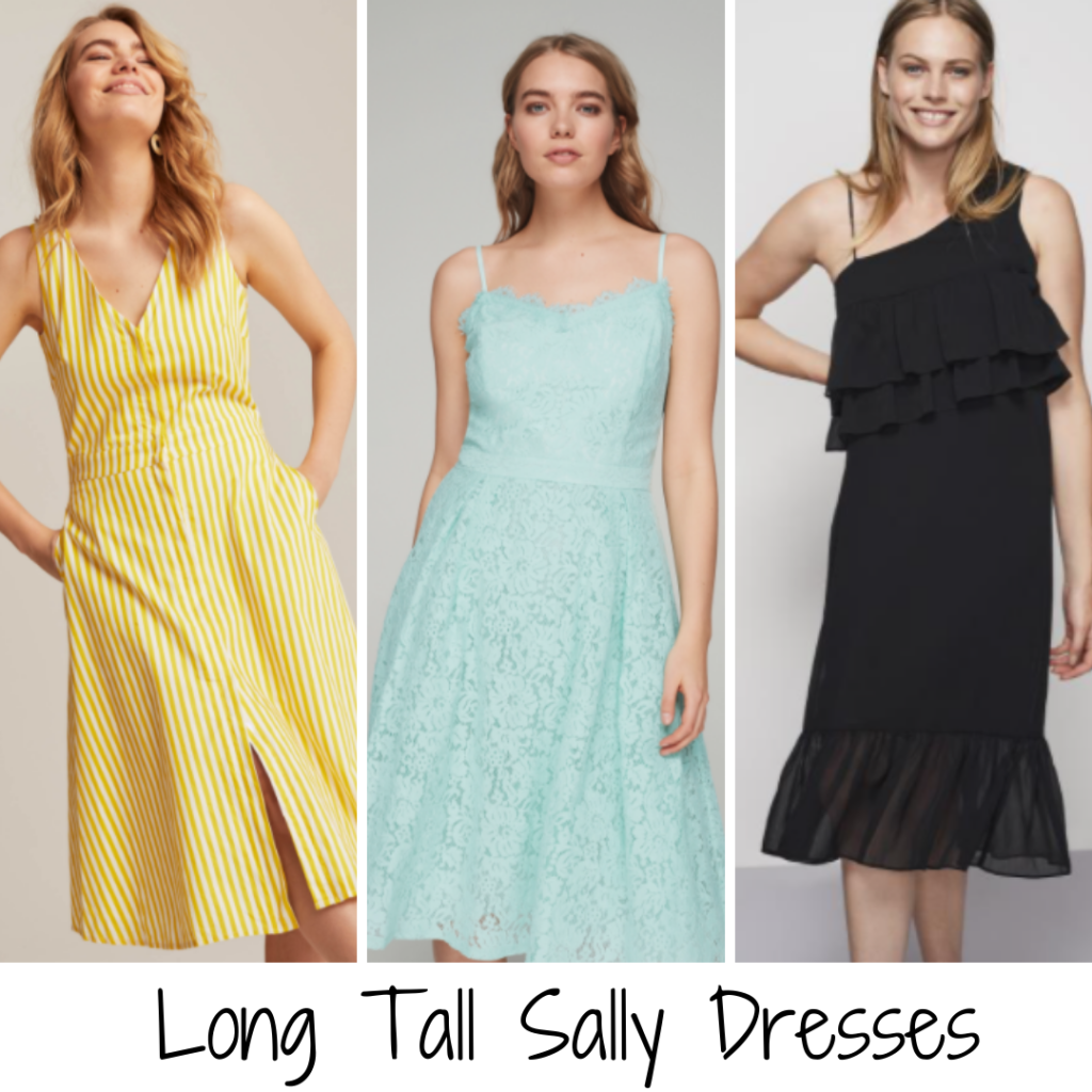 Long Sally Size Chart